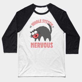 Nervous System Baseball T-Shirt